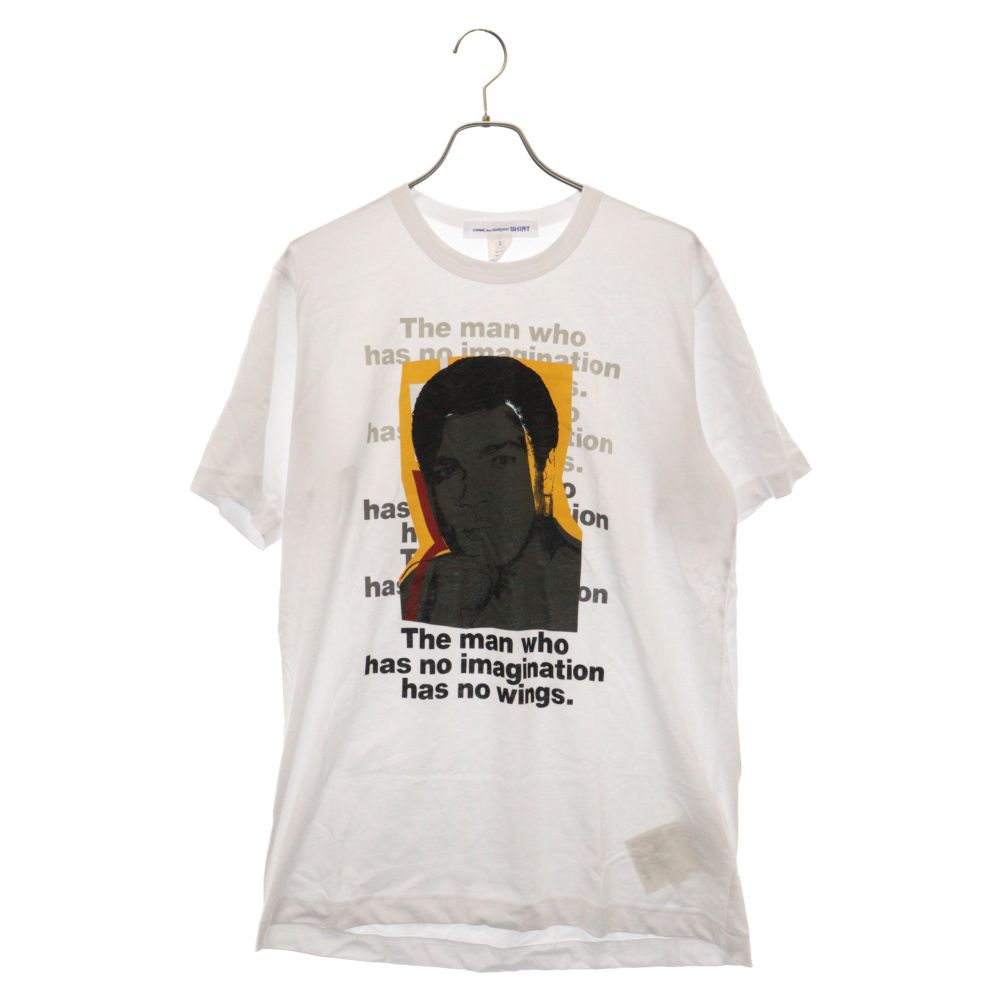 コムデギャルソンシャツ モハメド・アリ アンディ・ウォーホル 半袖T SHIRT