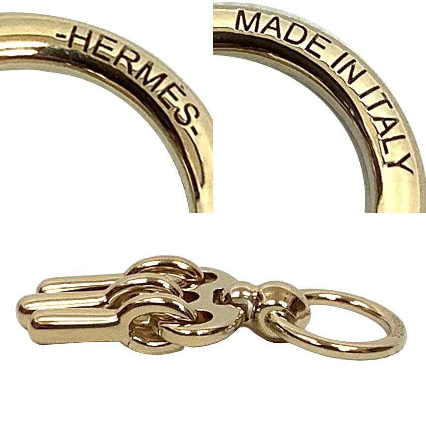 HERMES /エルメス　スカーフリング　　未使用品 HERMES エルメス スカーフリング チャーム・馬銜 2023秋冬コレクション