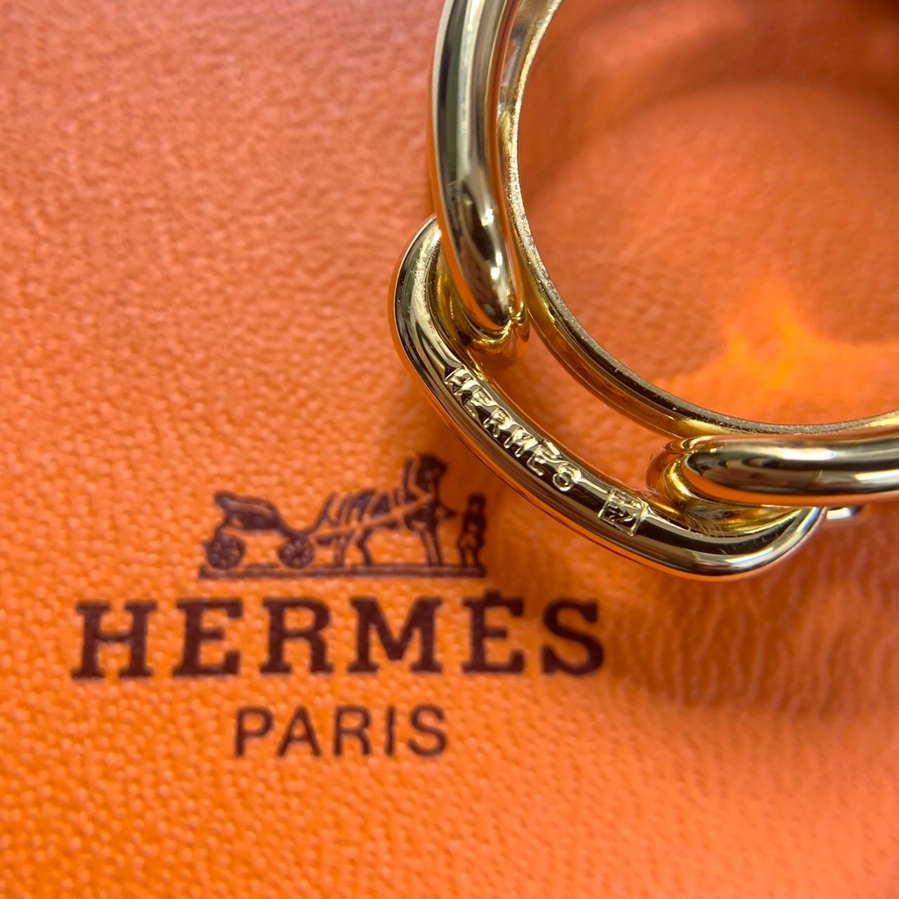 上美品⭐️HERMES エルメス】 購入後未使用 スカーフリング