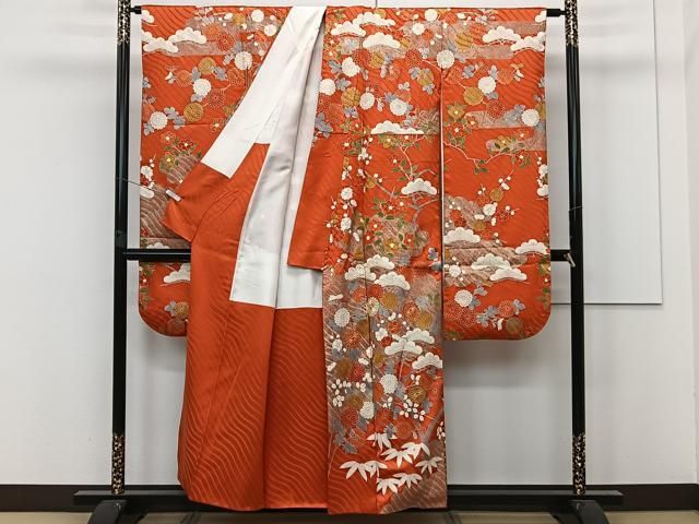 平和屋着物○豪華振袖 総絞り 霞牡丹文 正絹 逸品 CABA4622vp 平和屋