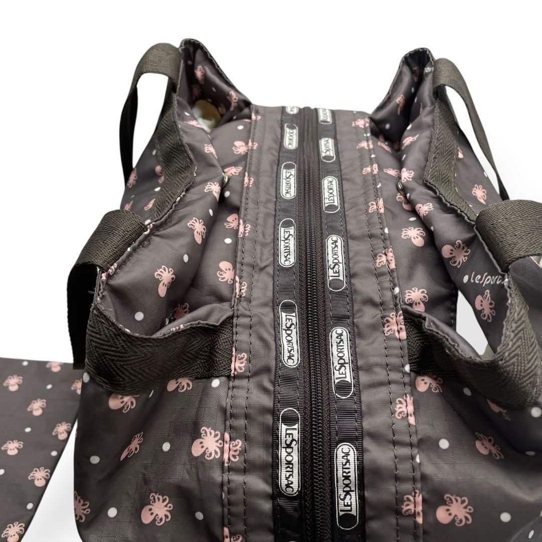 未使用★レスポートサックボストンバッグたこ柄 美品 LeSportsac ボストンバッグ ハンドバッグ 日本限定 たこ柄