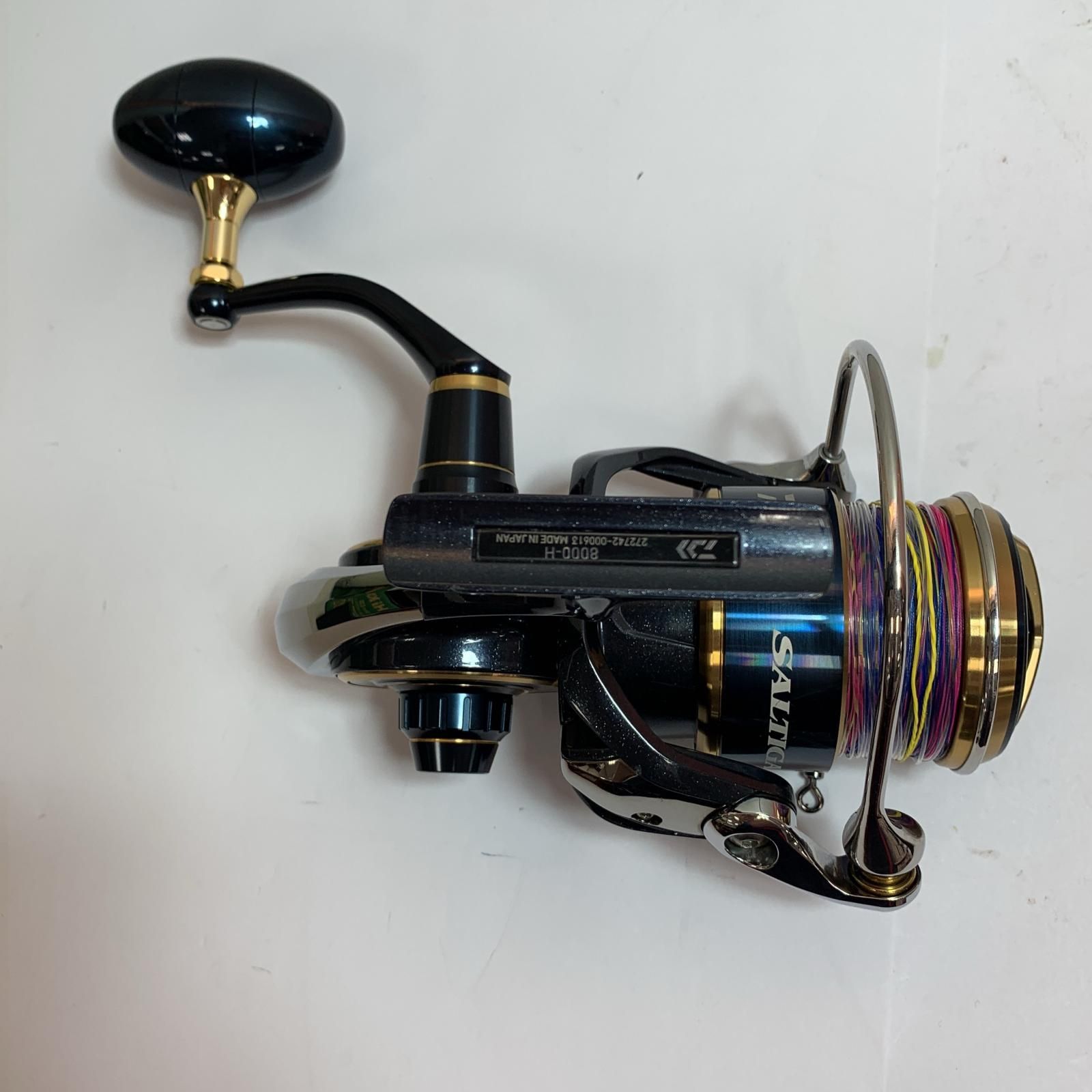 DAIWA - ★★DAIWA ダイワ  20ソルティガ8000H キズ有  スピニングリール　箱、ポーチ付 00065002 DAIWA ダイワ 20ソルティガ8000H キズ有 スピニングリール 箱