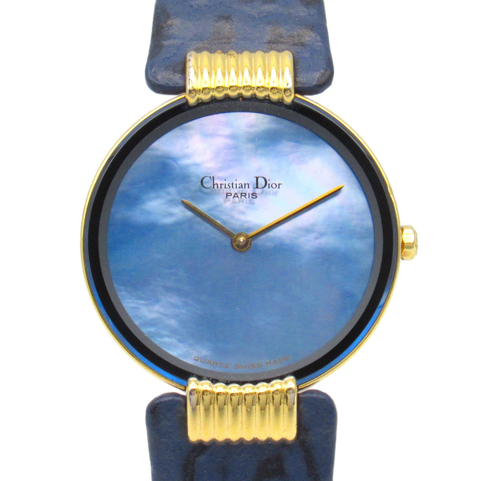 ディオール Dior 腕時計 バギラ 46-153-3 ブルーシェル GP（ゴールド  