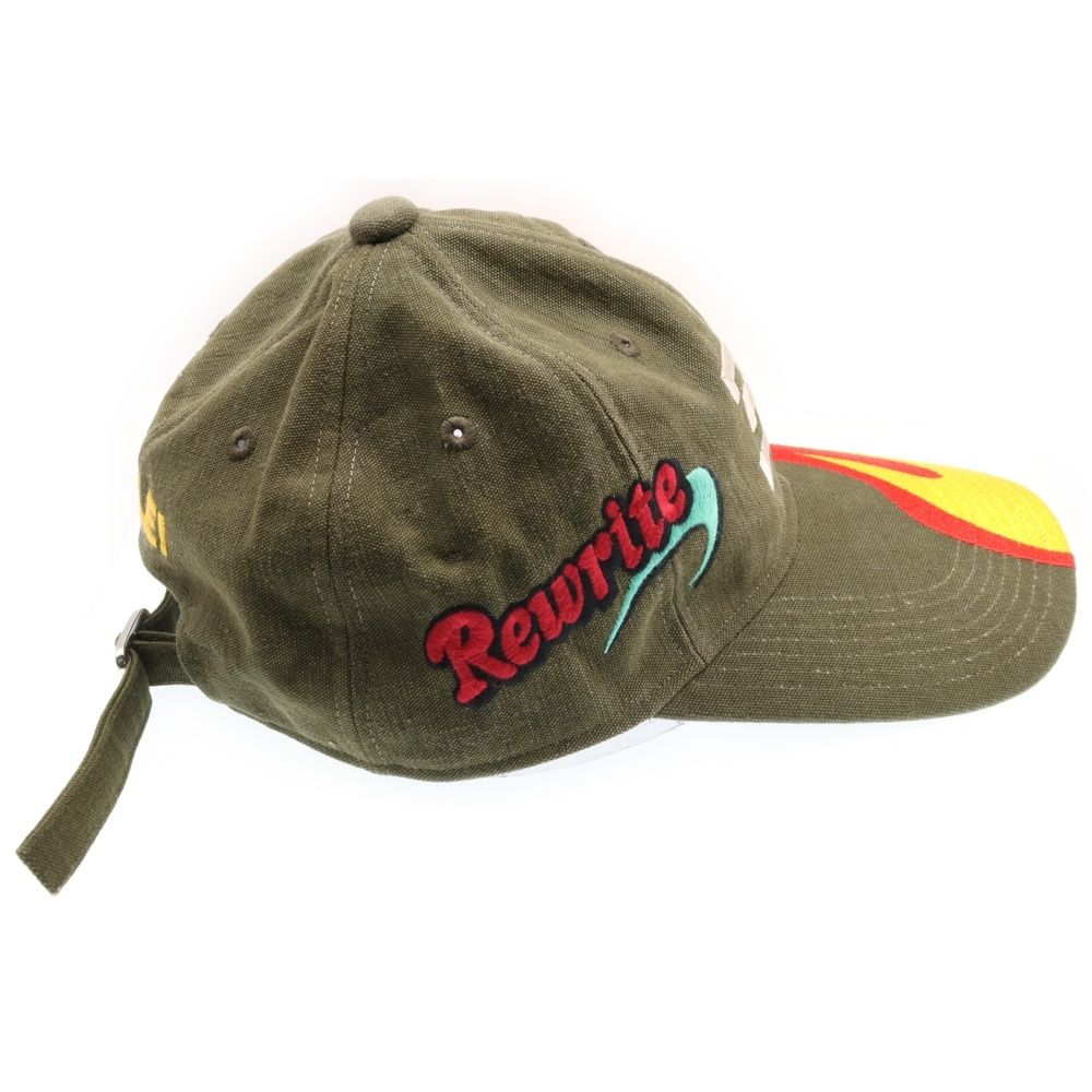 READY MADE (レディメイド) フレア刺繍 6パネル ベースボールキャップ