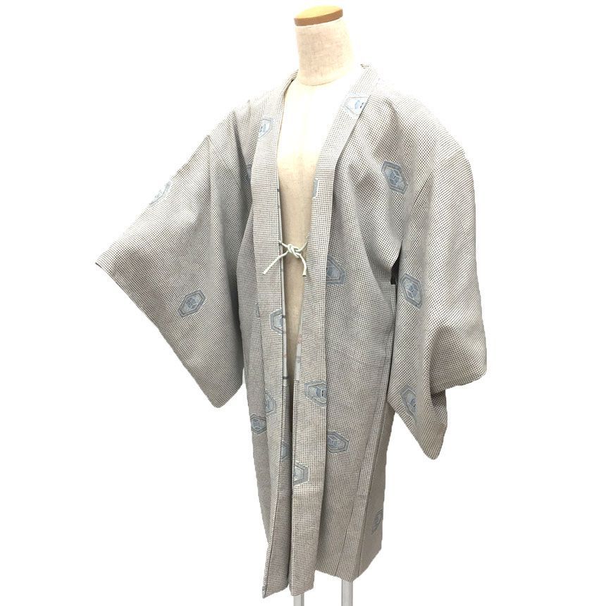 【ビンテージ】銘仙　着物・羽織　まとめセット 銘仙着物セット 青海波 -Akarie