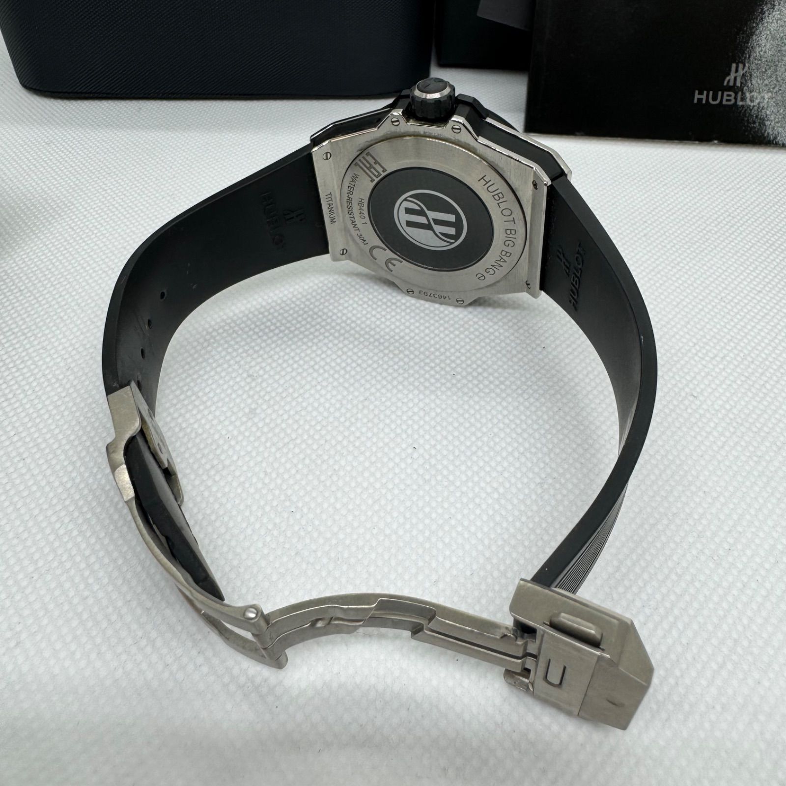 付属品完備】HUBLOT ウブロ 440.NX.1100.RX ビッグバン e チタニウム 