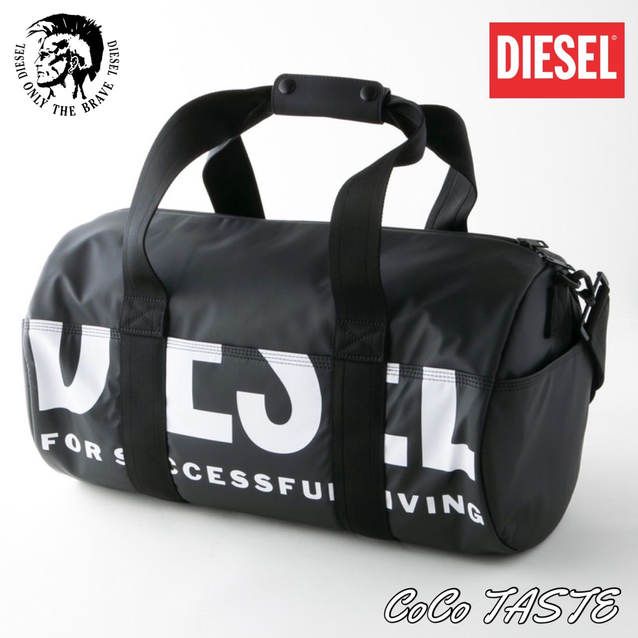 □新品タグ付正規品□DIESEL ディーゼル□ ドラムバッグ□ボストン