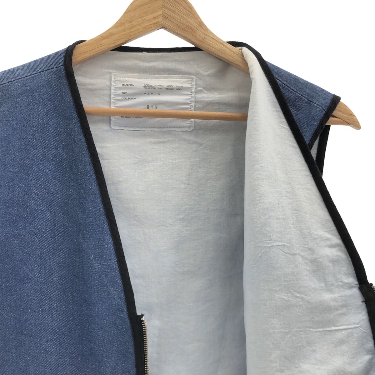 camiel fortgens 22S/S ジップベスト camiel fortgens 22S/S ジップベスト CAMIEL FORTGENS(カミエル