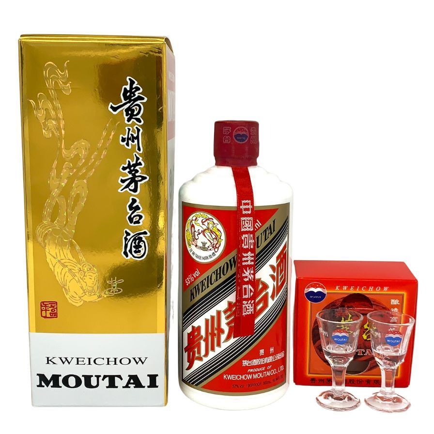 未開栓】貴州茅台酒 マオタイ酒 天女ラベル 2024 MOUTAI KWEICHOW 中国