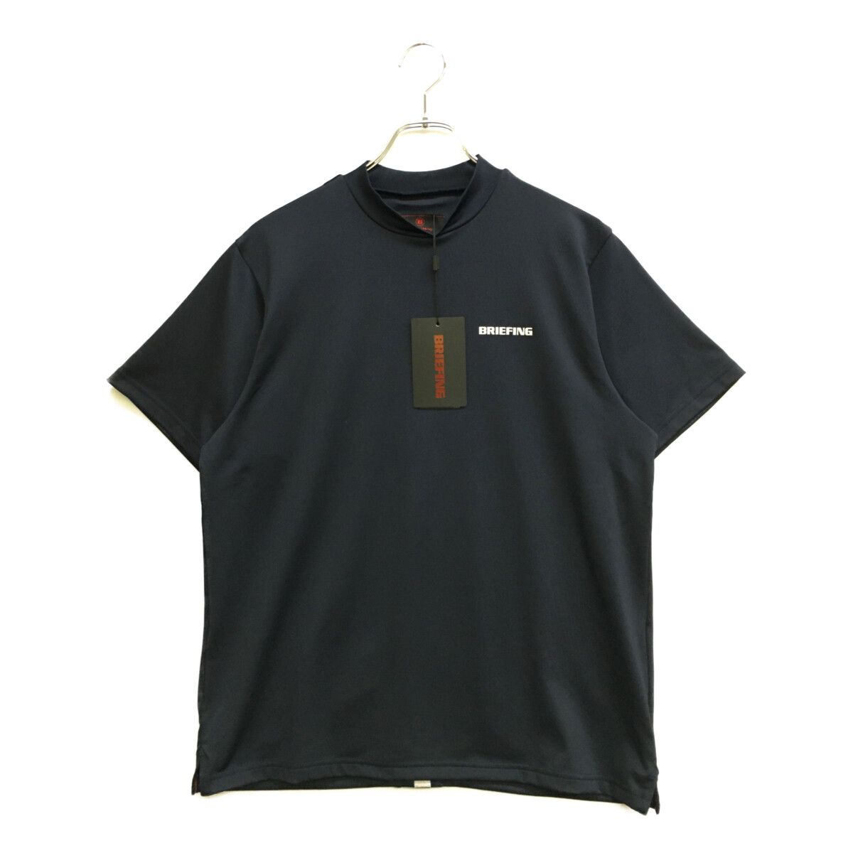 【未使用品】ブリーフィングゴルフ　半袖ポロシャツBRG241M68 黒パイル地 未使用】ブリーフィングゴルフ 半袖ポロシャツBRG241M68 黒 パイル地