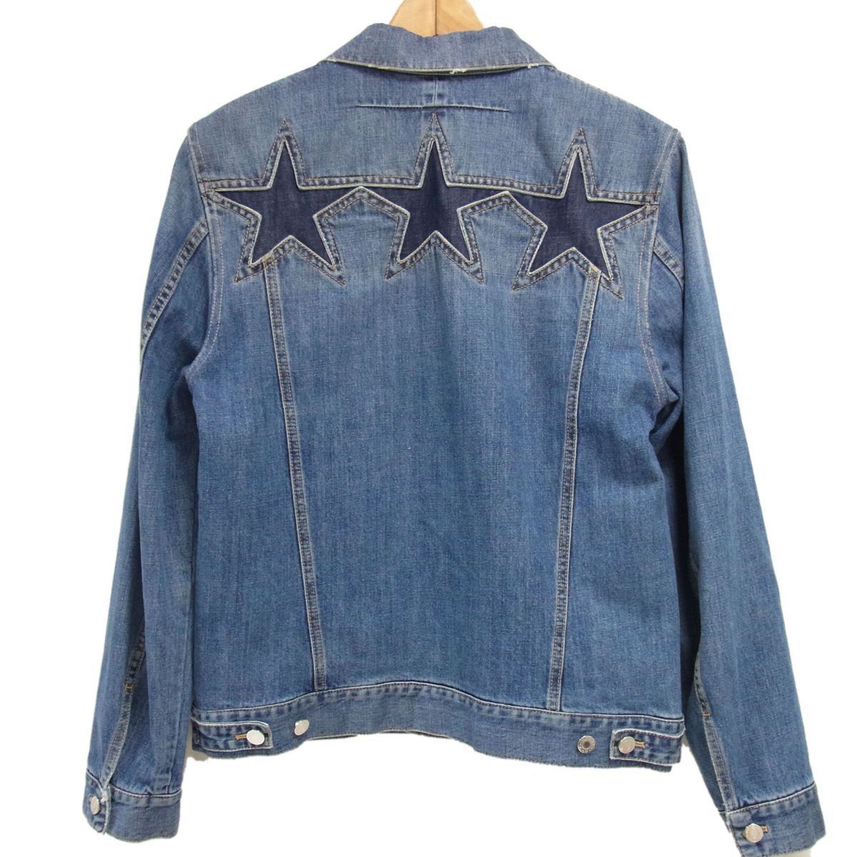 美品☆GIVENCHY ジバンシィ 18ss バックスター デニムジャケット 