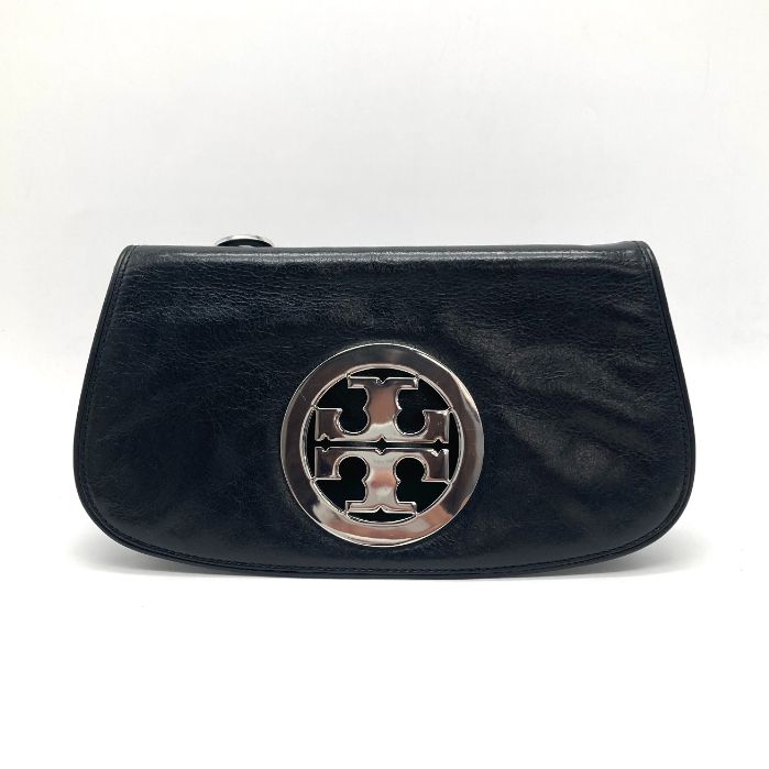 TORY BURCH トリー バーチ ロゴ レザー ショルダー バッグ eH0923N