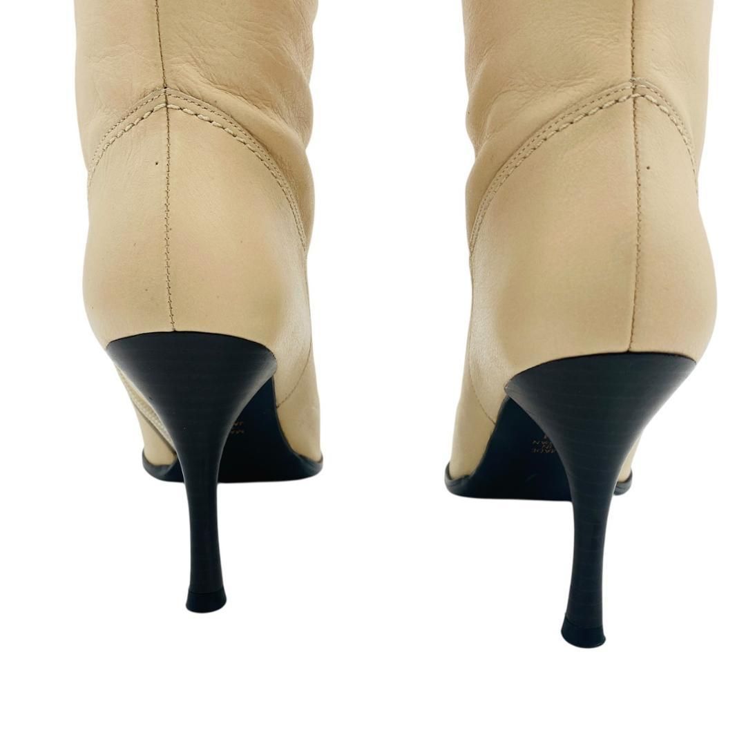 サイドジップ ポインテッドトゥ