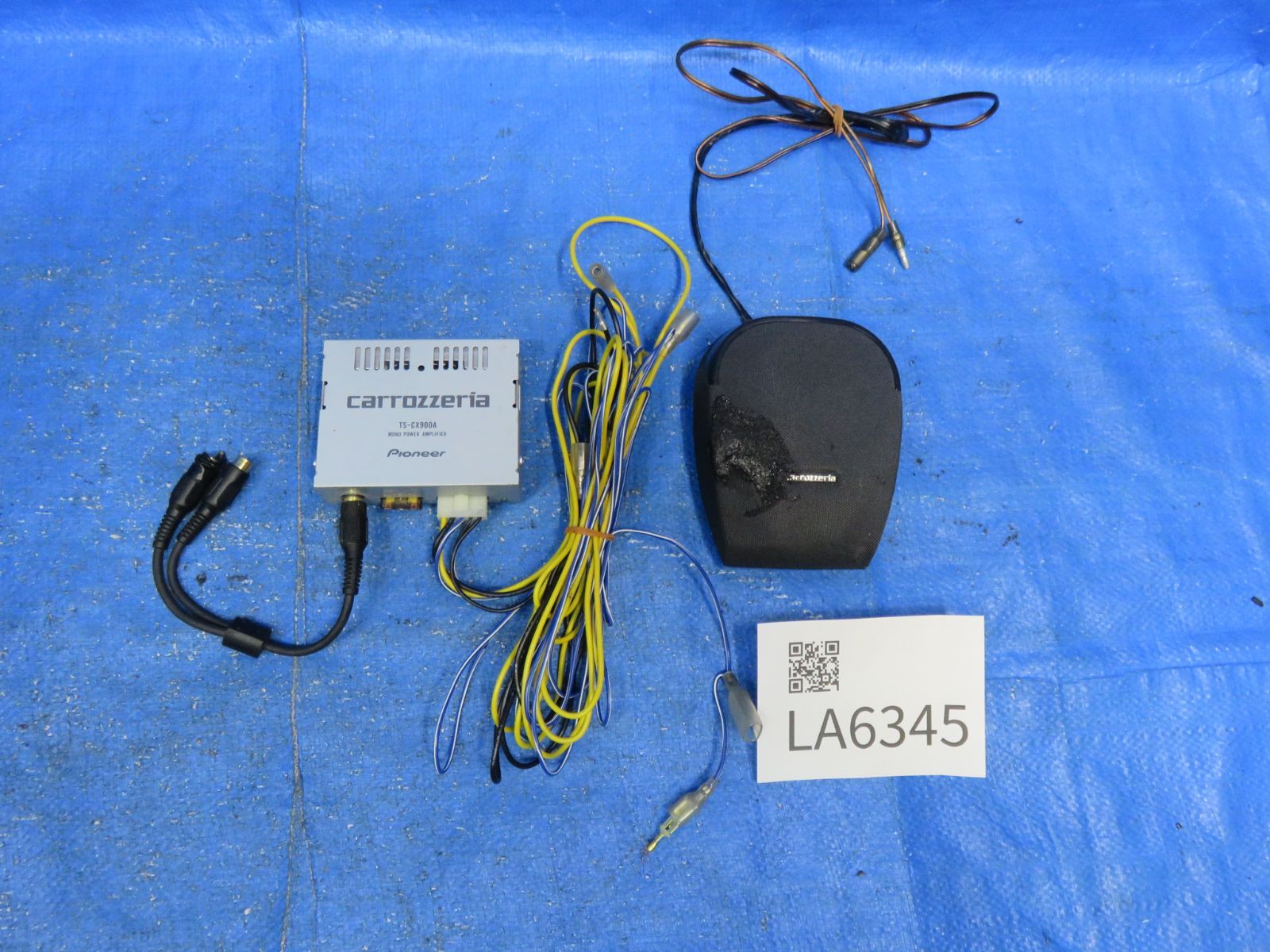 LA6345 音出しOK カロッツェリア 2WAYセンタースピーカー carrozzeria TS-CX900 MAX50W アンプ 配線付 汚れ
