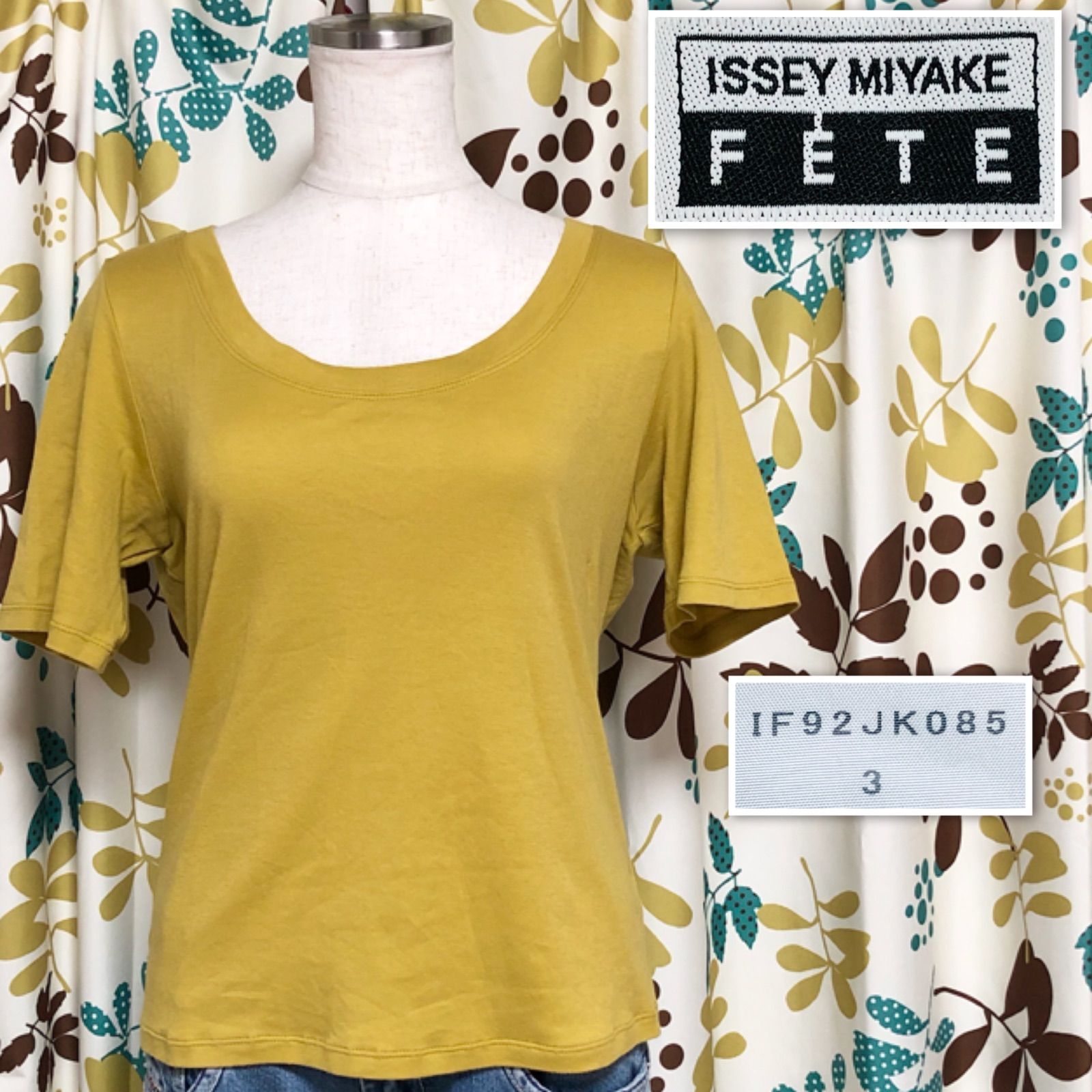 □汚れなし□ISSEY MIYAKE FETE イッセイミヤケ フェット Tシャツ 半袖 