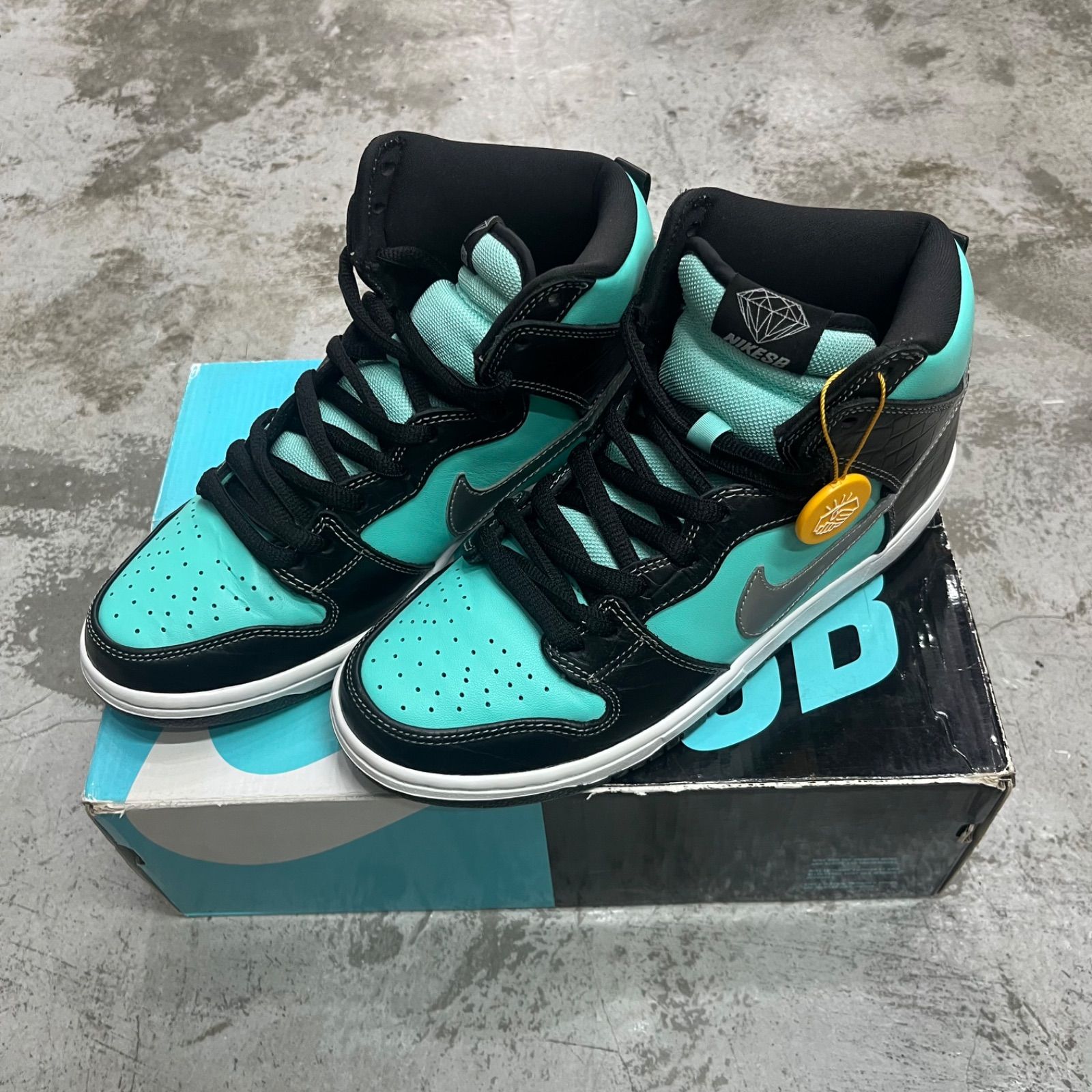 2013年製 Diamond Supply NIKE SB Dunk High Tiffany コラボ