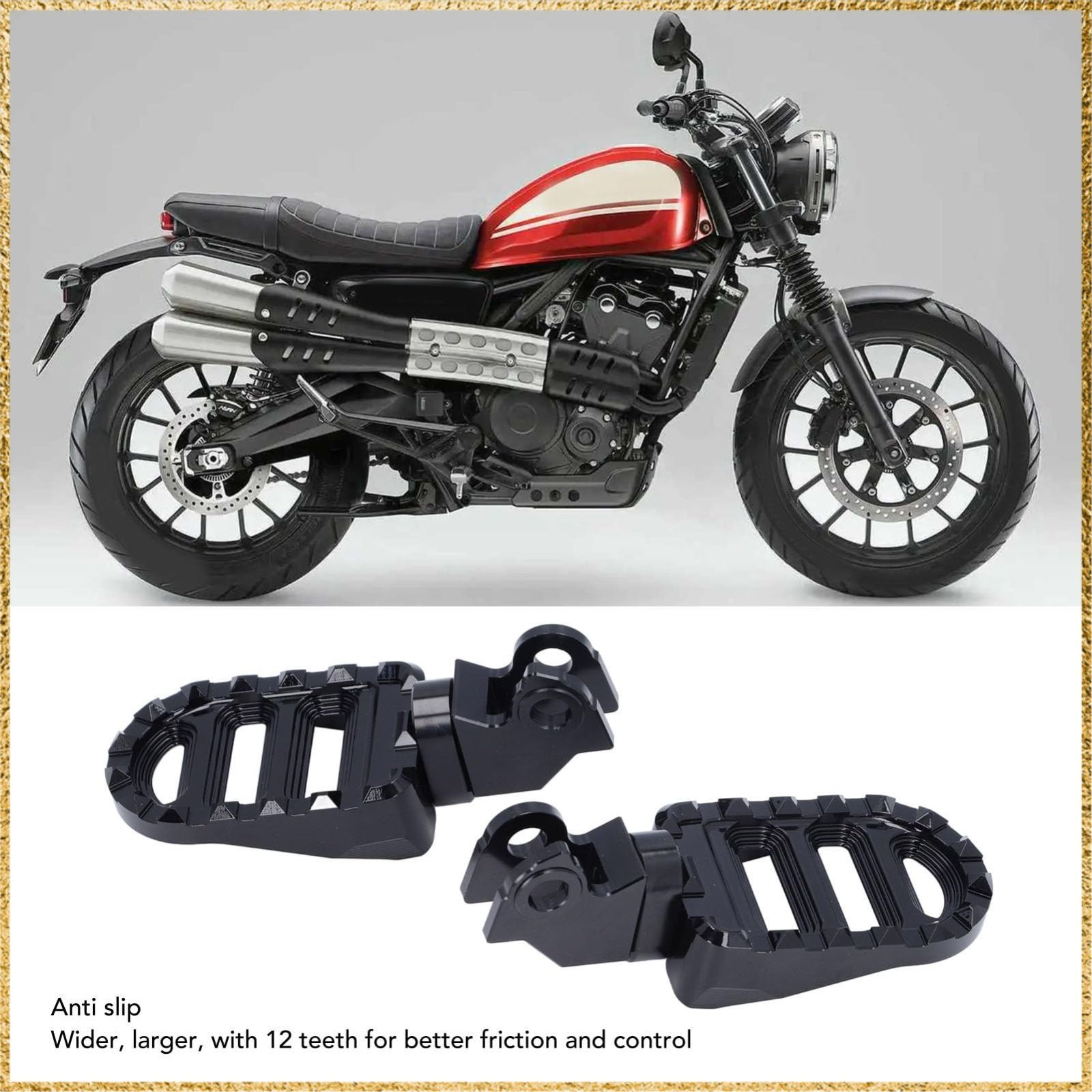 125 幅オートバイフットペダル