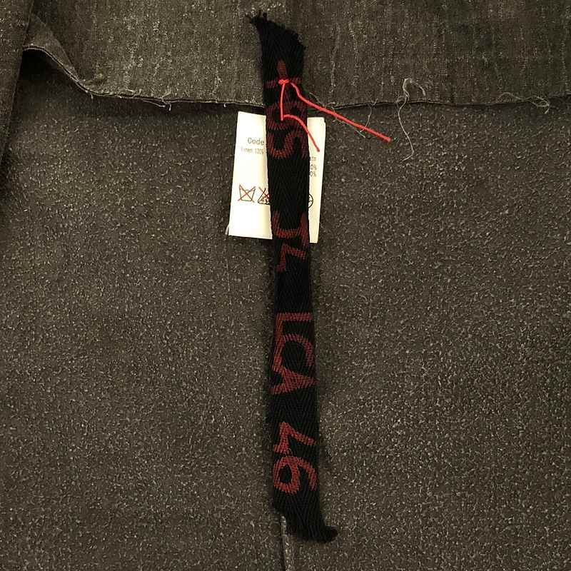 m.a+ / エムエークロス | コットン リネン シングルブレスト  