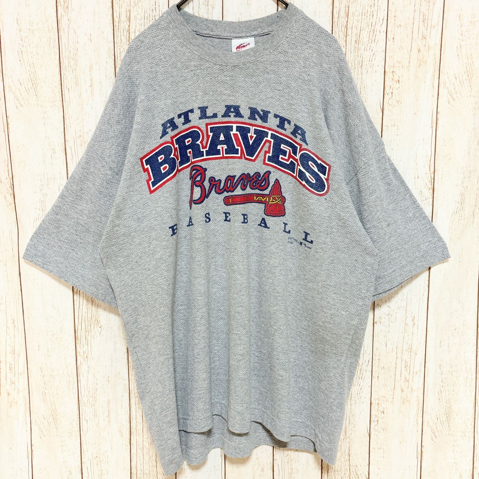 楽天市場】90s USA製 □ MLB オフィシャル Majestic アトランタ
