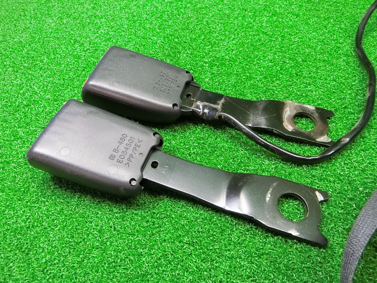 10253 ミラジーノ L650S フロント シートベルト 左右セット キャッチ 7M8250-P 7M7960-P BRIGHTFACE_UK