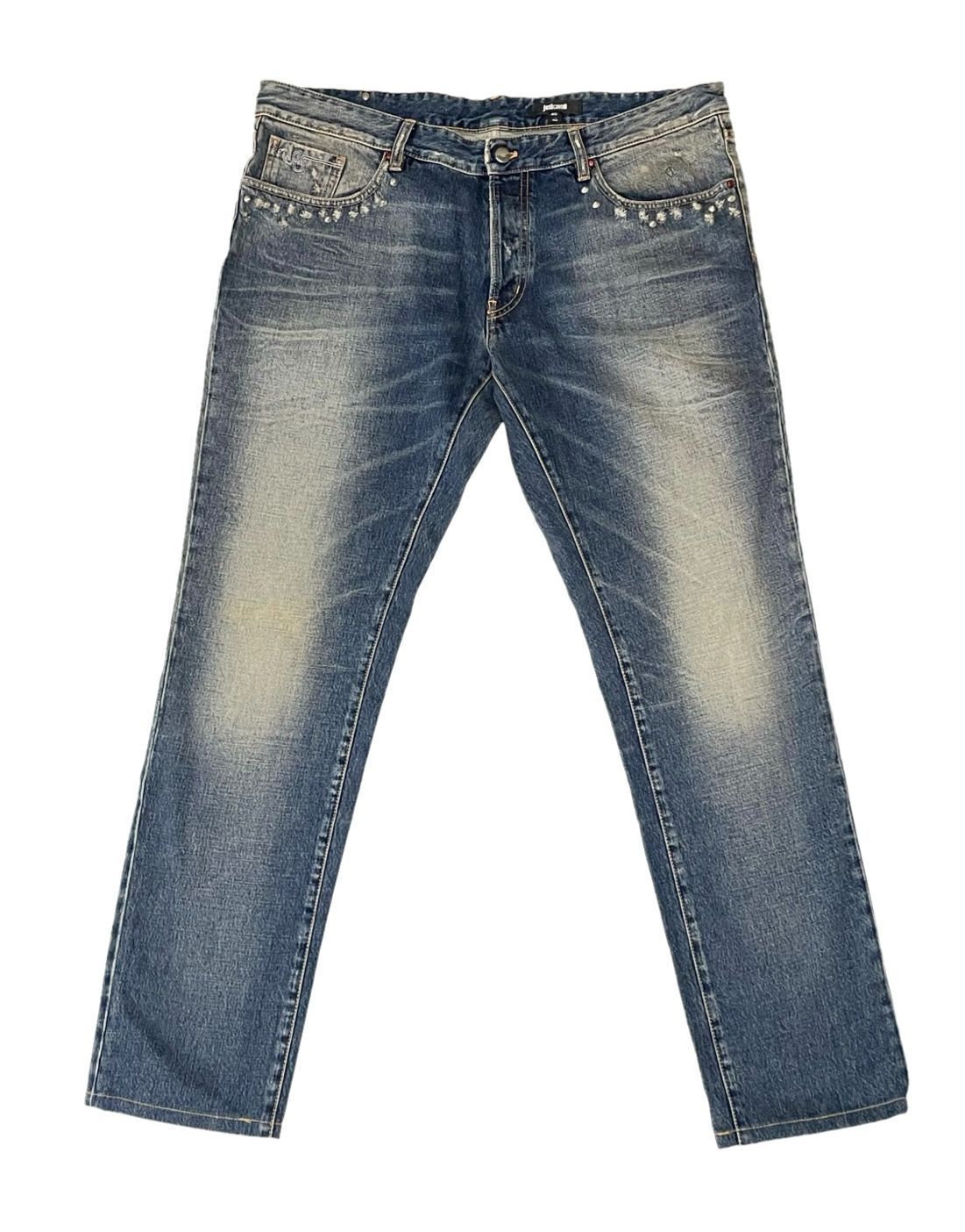 ☆タグ付き新古品☆ MADE IN ITALY製 Just Cavalli スタッズ付き