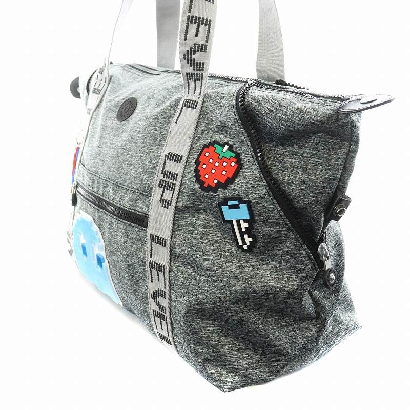 キプリング KIPLING × パックマン Pac-Man ボストンバッグ トート