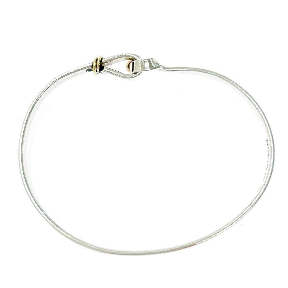 中古】TIFFANY&Co. ティファニー シルバー ゴールド フック&アイ