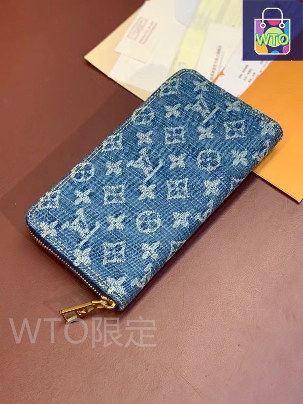 ◇ルイヴィトン◇モノグラムデニム/ラウンドファスナー/長財布/M44938 ◇ルイヴィトン◇モノグラムデニム/ラウンドファスナー/長財布