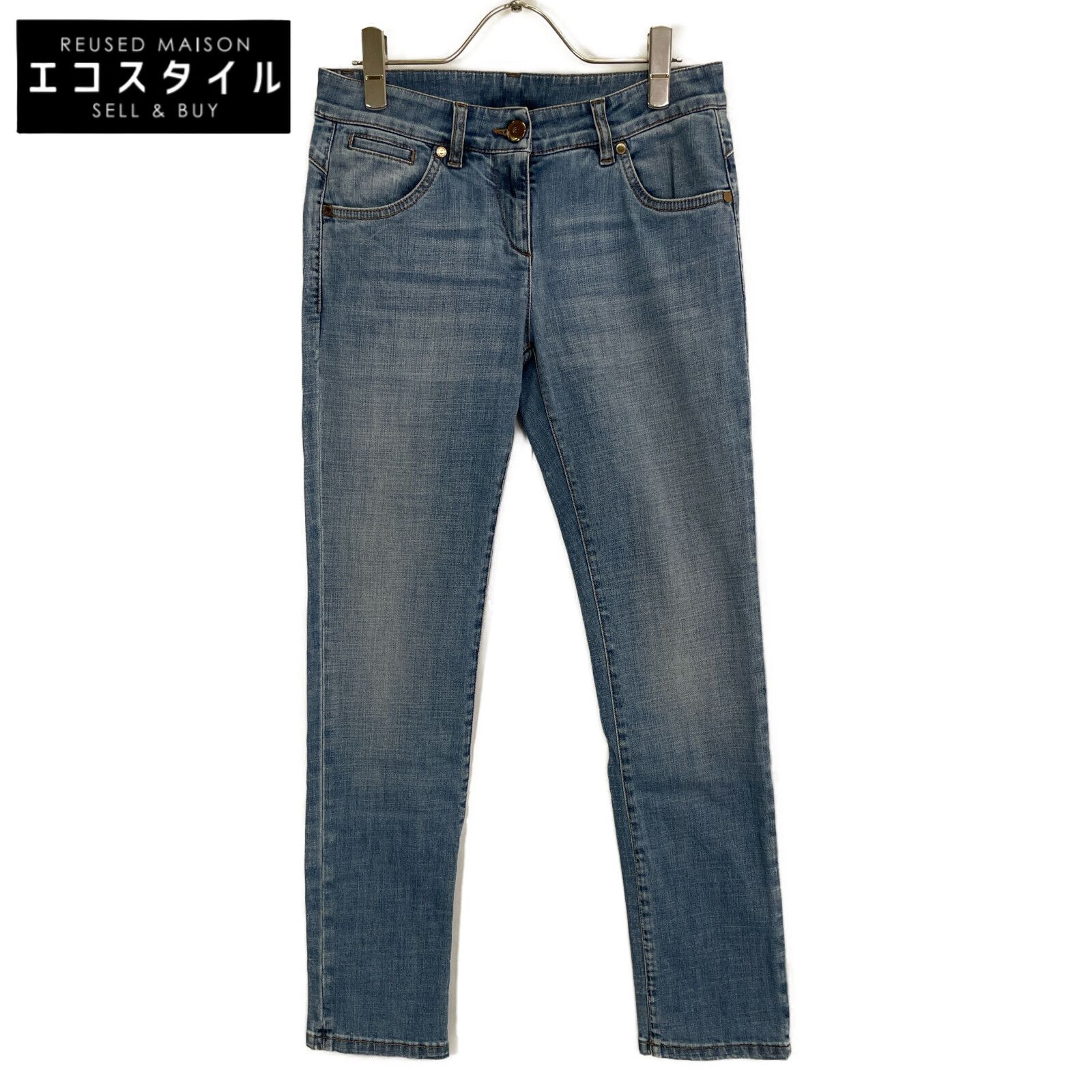 BRUNELLO CUCINELLI ブルネロクチネリ スキニーフィット ジップフライ デニムパンツ| 38