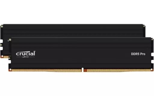 PCハード メモリーモジュール Crucial Pro DDR5-5600 U-DIMM 32GB 2枚組 CP2K16G56C46U5