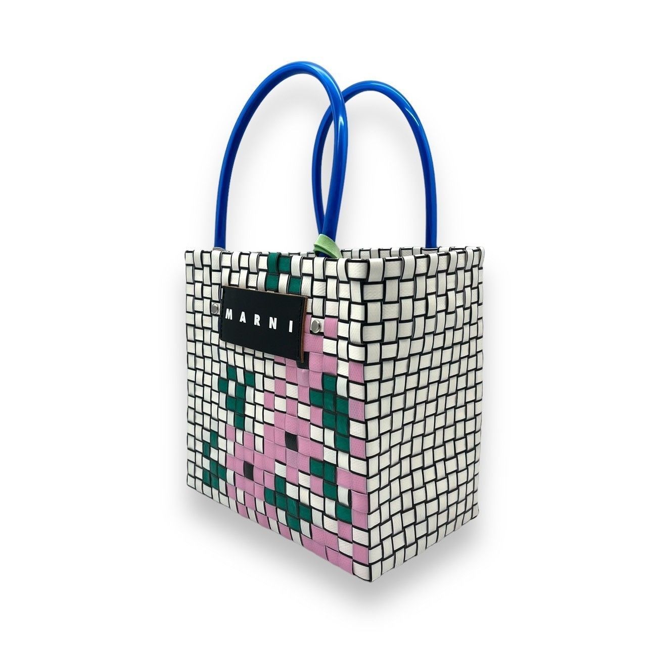 新品未使用品Marniフラワーマーケット完売品 即日発送 マルニフラワーカフェ ジュルタバッグ 新作 カゴバッグ