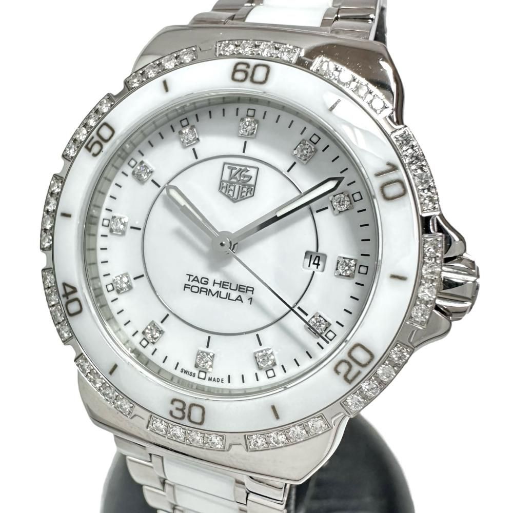 中古美品 TAG HEUER タグ・ホイヤー フォーミュラ1 アストンマーティン限定モデル CAZ101P.FC8245 クォーツ メンズ 腕時計 稼動品 タグホイヤー TAG Heuer フォーミュラ１ ブラック 美