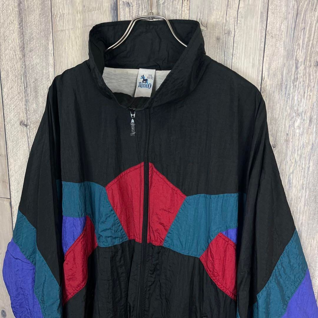 OLD RODEO 90s ロデオ ラグラン ナイロン ジャケット XXL OLD RODEO 90s ロデオ ラグラン ナイロン ジャケット XXL - メルカリ