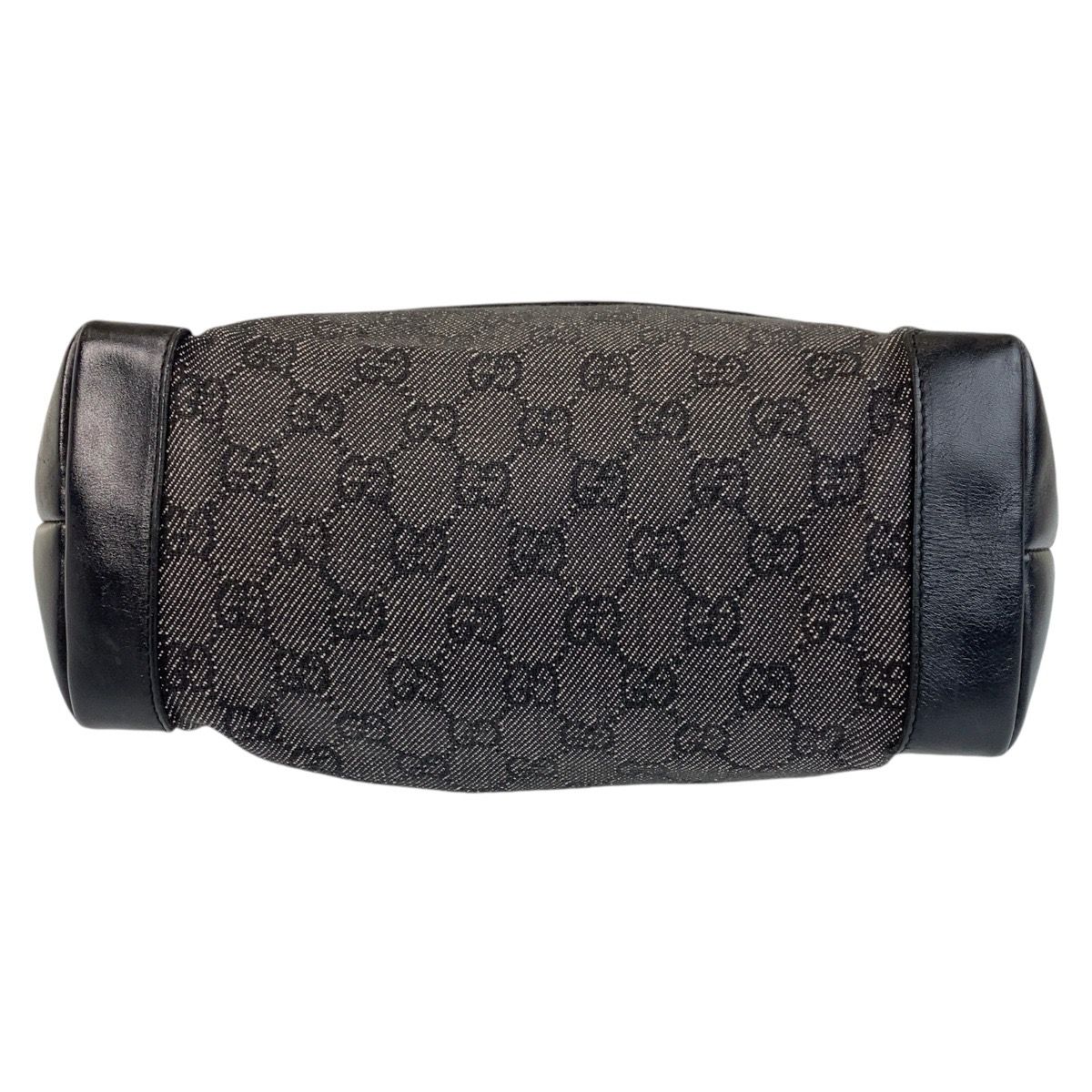 GUCCI グッチ ブラック 黒 GGキャンバス/レザー 28893 トート