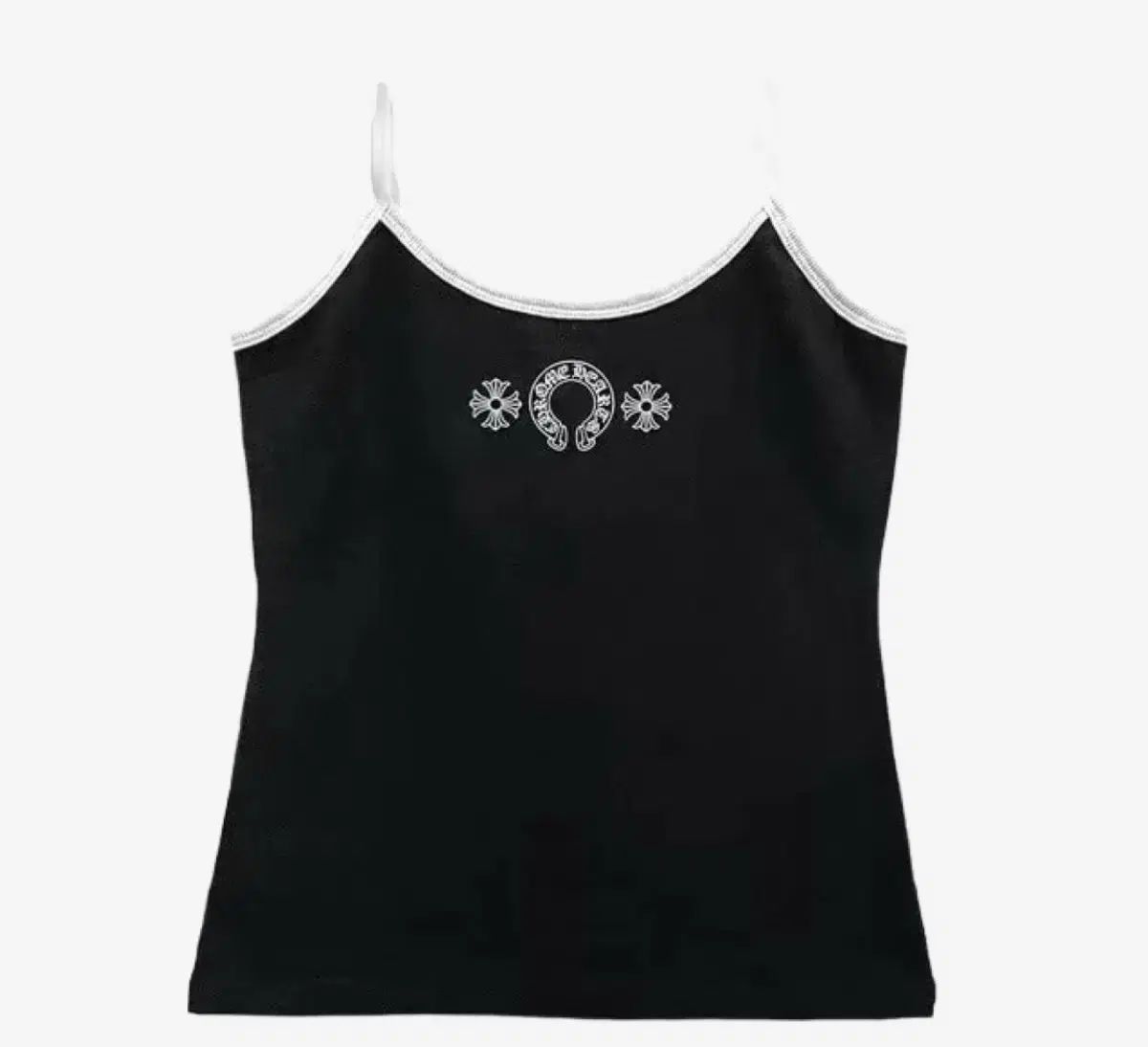 M クロームハーツ 馬蹄 ロゴ タンク ノースリーブ 黒