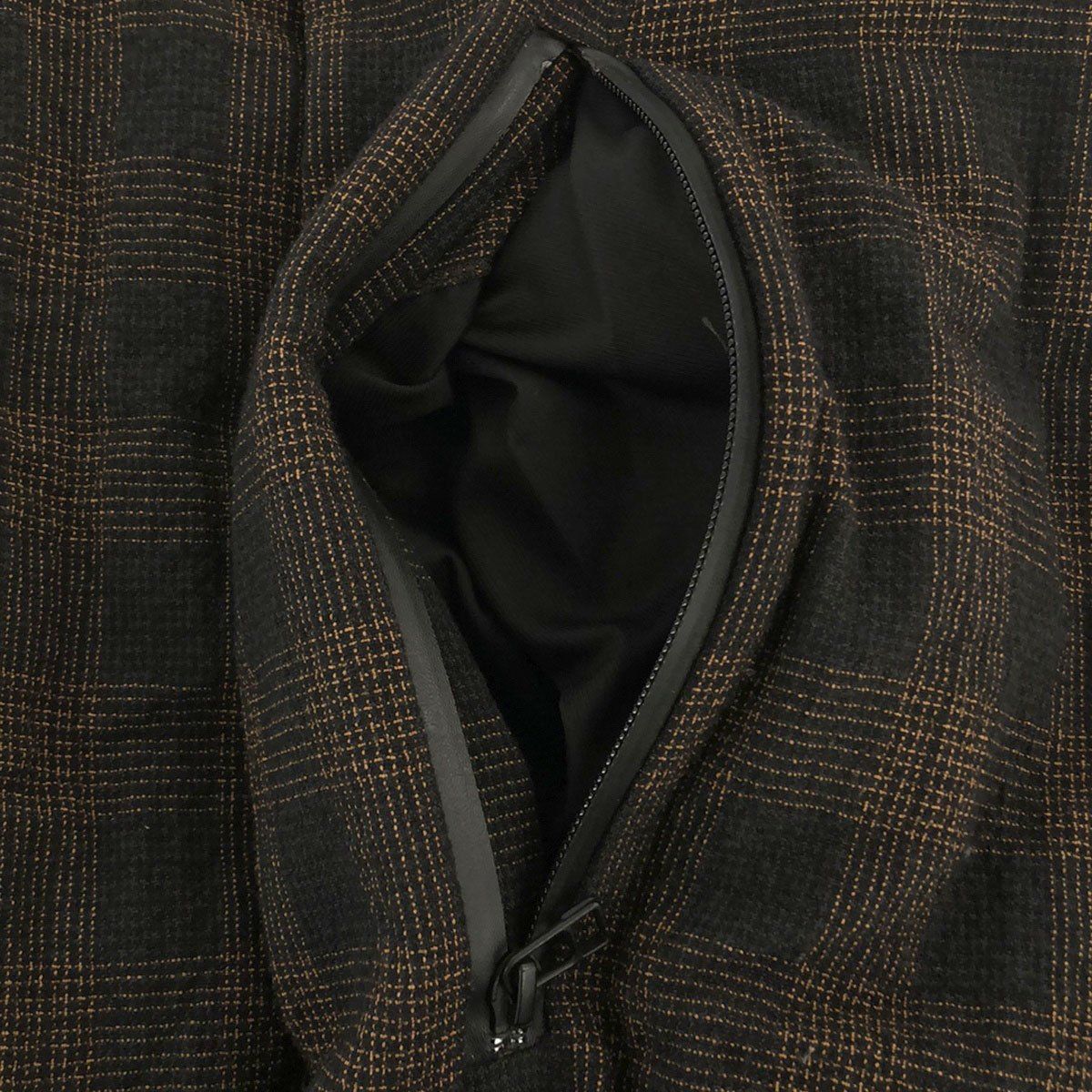 Omar Afridi Padded Circle Vest 46 brown Omar Afridi オマールアフリ