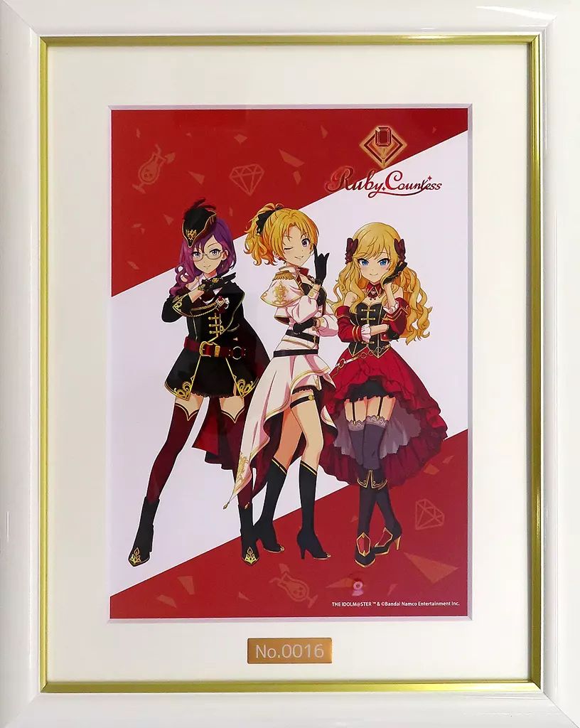 セル画 原画 付属品付 アイドルマスター シンデレラガールズ 公式キャラファイングラフ ルビーカウンテス ConnecTrip! ver.