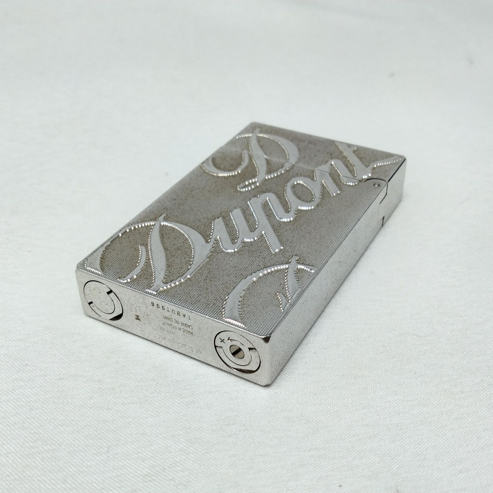 ST.dupont　デュポン　ガスラ ST.dupont デュポン ガスライター シルバーブラック 龍の柄 ライン2