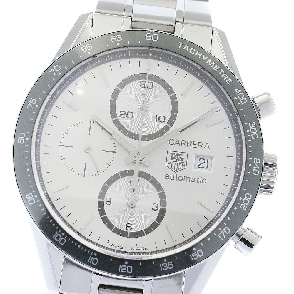 タグホイヤー TAG HEUER CV2011 カレラ クロノグラフ 自動巻き メンズ_881880