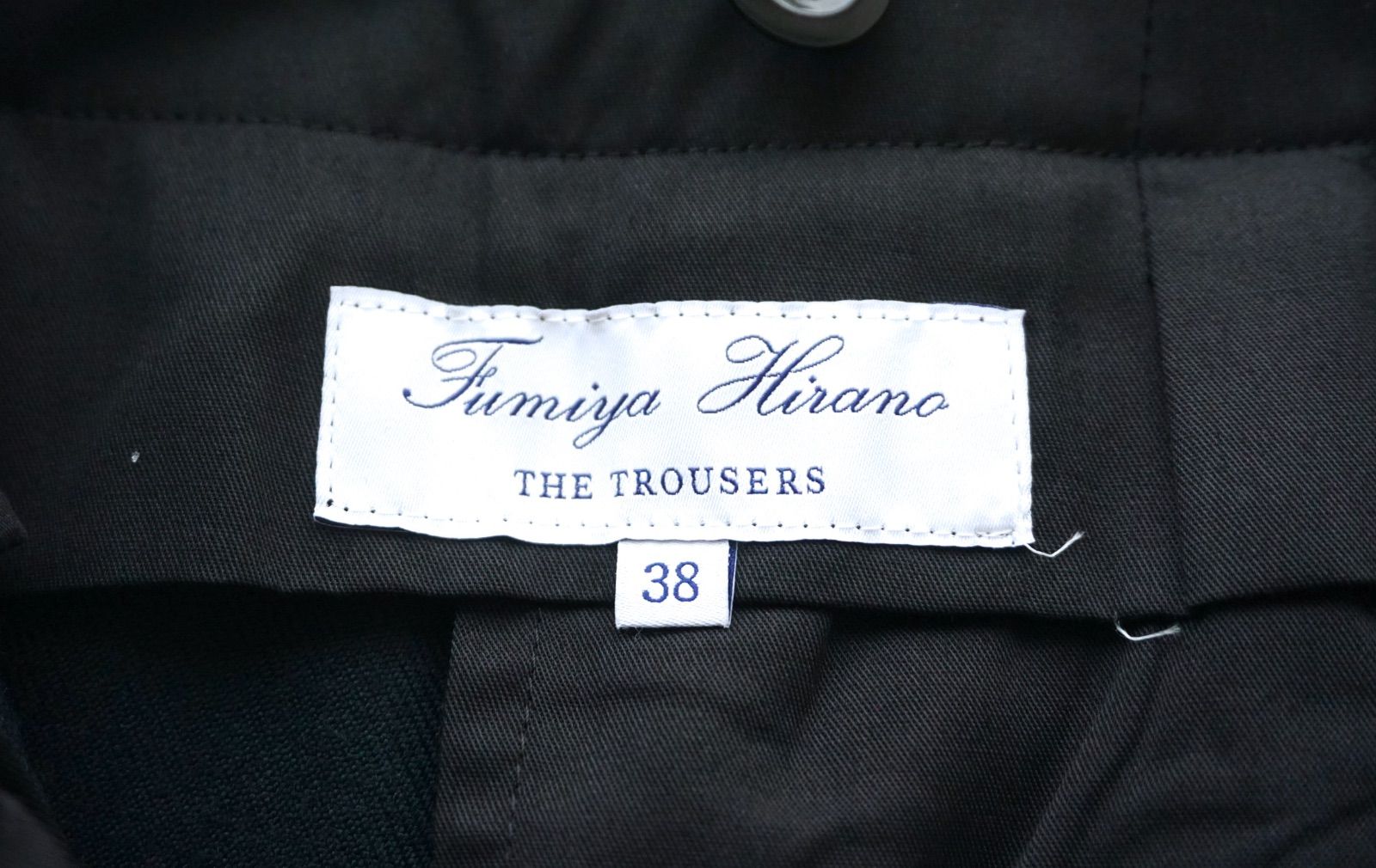 FUMIYA HIRANO THE TROUSERS フミヤヒラノ トラウザーズ HAMPSTED LAMOGE LAMOGE ウールギャバジン  トラウザーズ