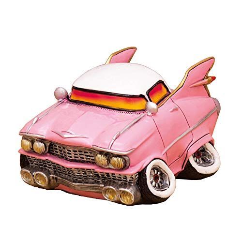 PINK CAR 秋月貿易 オールディーズ マネーバンク PINK CAR W13×D16×H8.5cm GA552