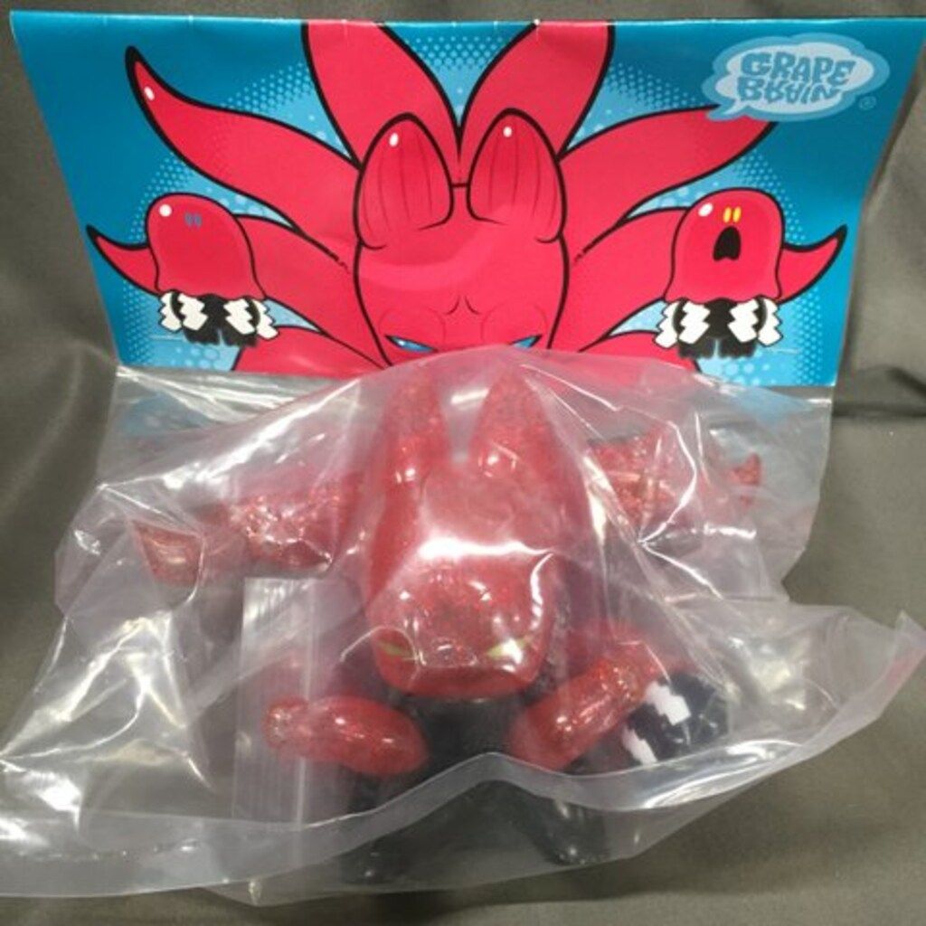 GRAPE BRAIN 九尾ノ狐モドキ こんそめ 赤クリアラメ・黒成型