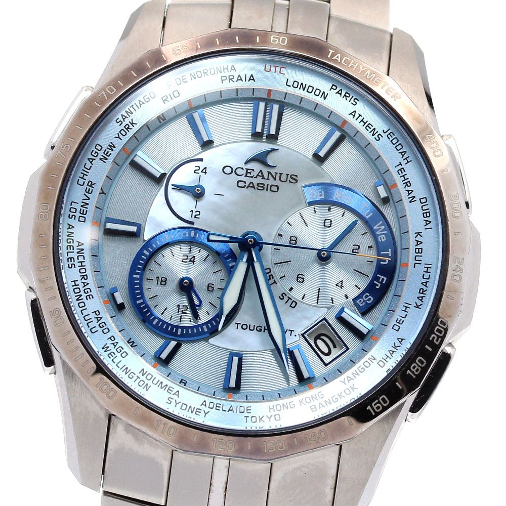 ⭐️特価！オシアナスマンタOCW-S1400P-2AJF カシオ CASIO OCW-S1400P-2AJF オシアナス マンタ ソーラー電波 メンズ