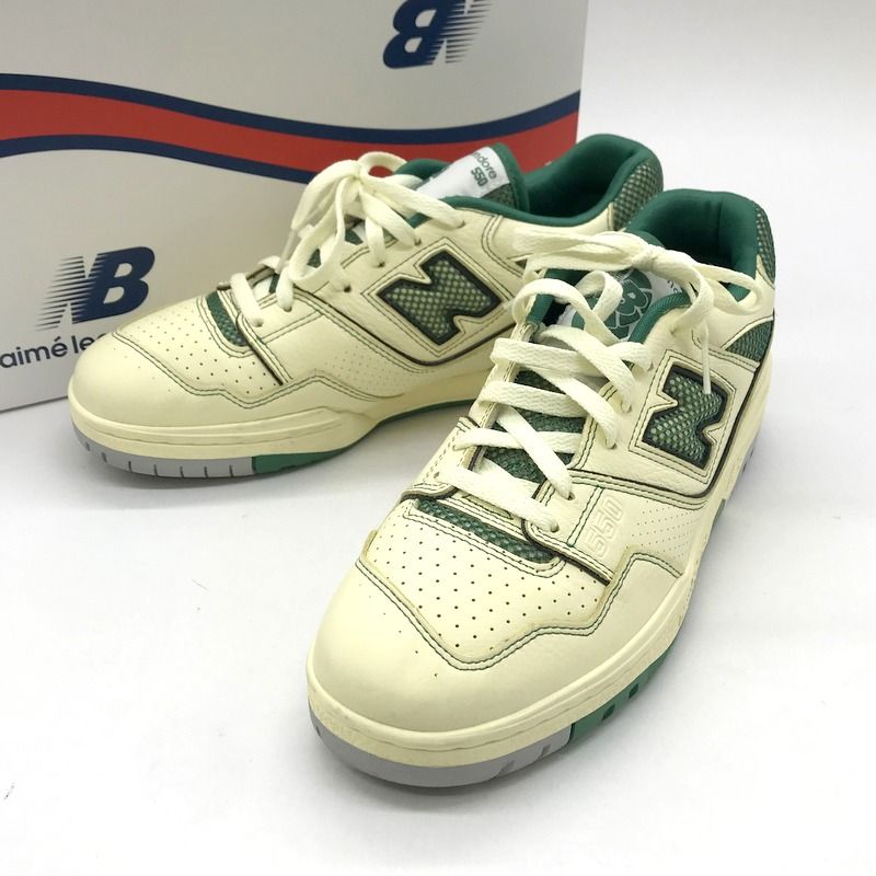 Aime Leon Dore New Balance スニーカー 550 BB550AY1 イエローグリーン 箱付 シューズ 28cm エメレオンドレ  ニューバランス 靴 B11550◇ - メルカリ