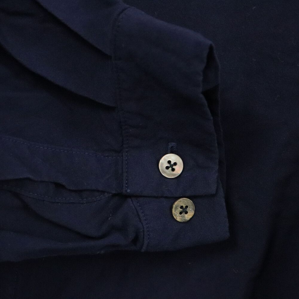 KAPITAL (キャピタル) パッチワークバンダナ切替 ノーカラーシャツ  