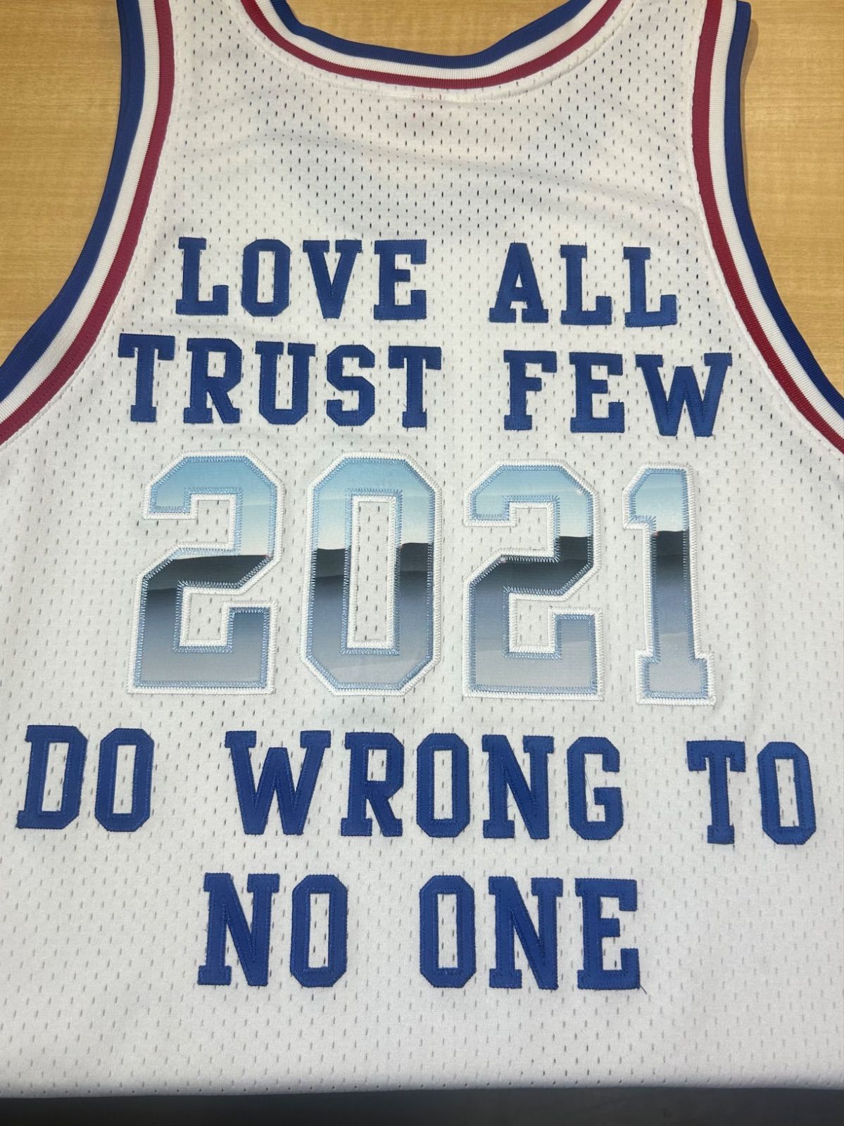 Supreme バスケットボールシャツMitchell & Nessコラボ シュプリーム SUPREME × mitchell & ness 美品 21SS ゲーム
