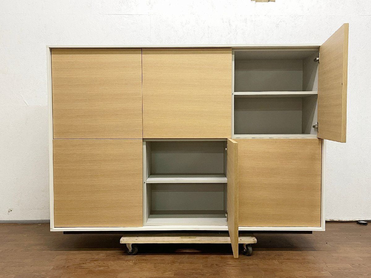 引取 Tisettanta ティッセタンタ THESIS ナチュラルシェルフ キャビネット サイドボード 収納棚 モダン イタリアデザイン家具 店舗什器 貝1225