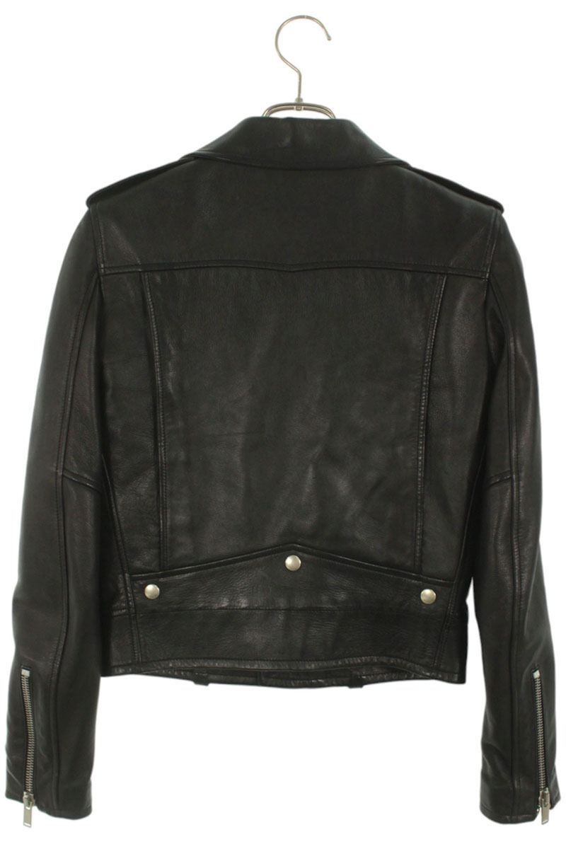 サンローランパリ 481862 Y5YA2 クラシックモーターサイクルライダースレザージャケット レディース F34 GULLKHAN_COM