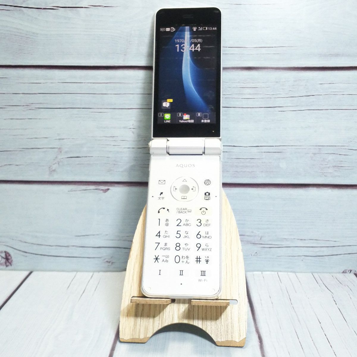 【送料無料】Softbank 601SH AQUOS ケータイ2 WHITE ホワイト 本体 白ロム [訳あり] SIMロック解除済み SIMフリー 758475