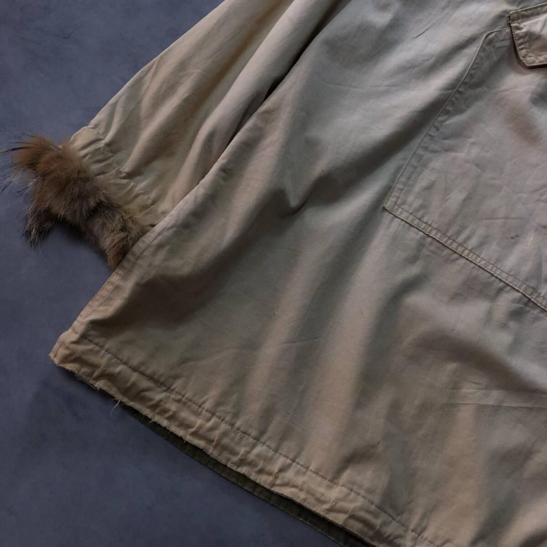 GQ1880 U.S.ARMY 40 s M42 山岳部隊 スノーパーカー オリーブ系 米軍実物 リバーシブル プルオーバーパーカー アノラック KANDAIZUMI_COM